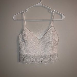 Kendall & Kylie lace crop top